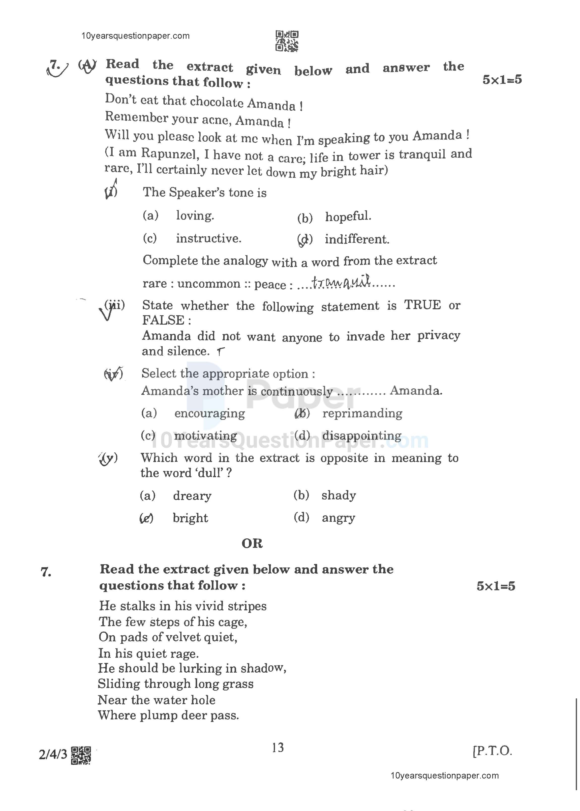 cbse-class-10-english-question-paper-2023-solved-download-pdf