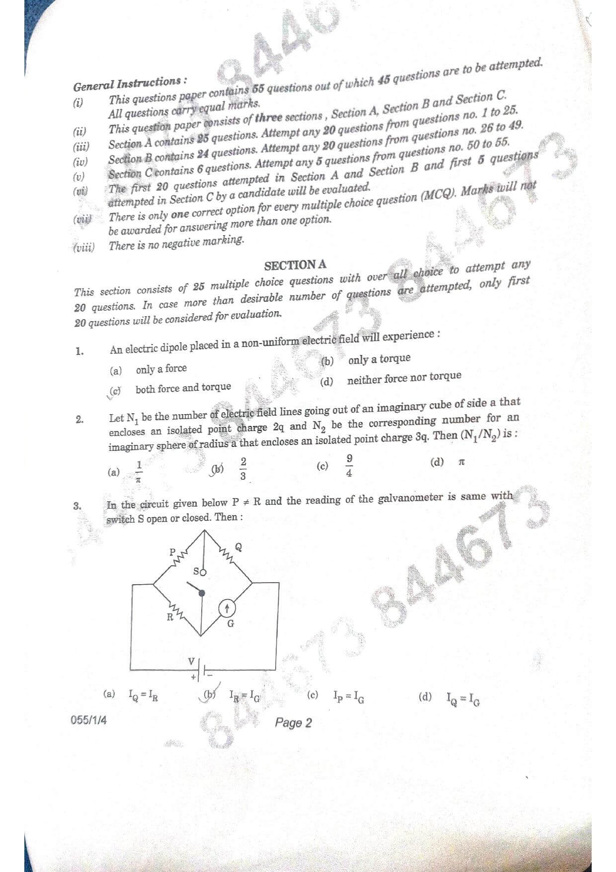 CBSE Class 12 Physics 2021 Question Paper 02