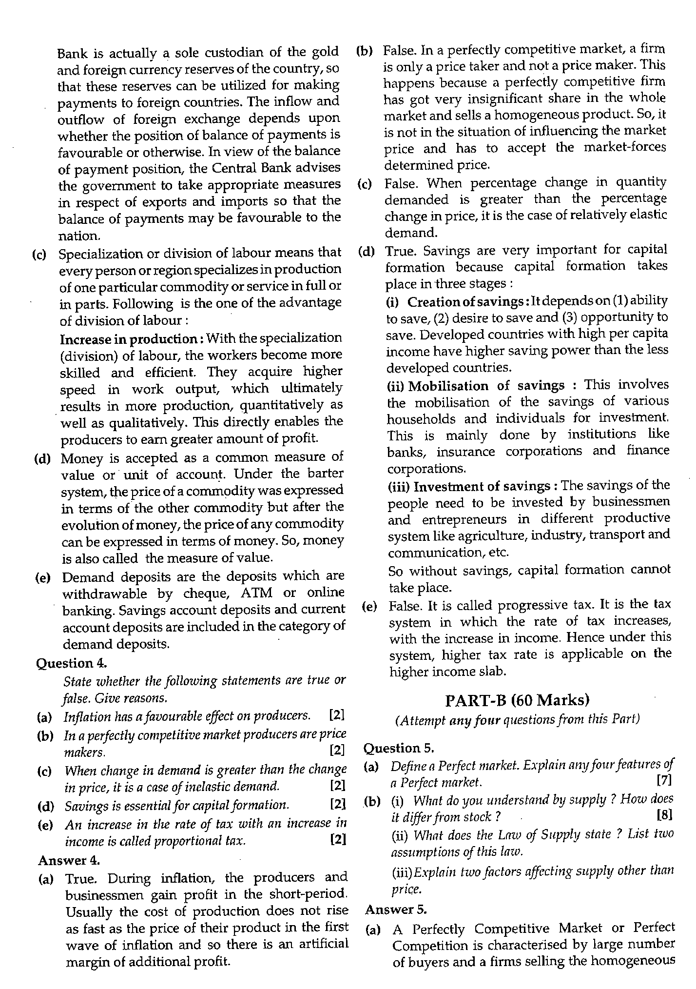 ICSE Class X 2017 Economic Applications Question Paper ICSE Class 10 Economic Applications 2017 Question Paper