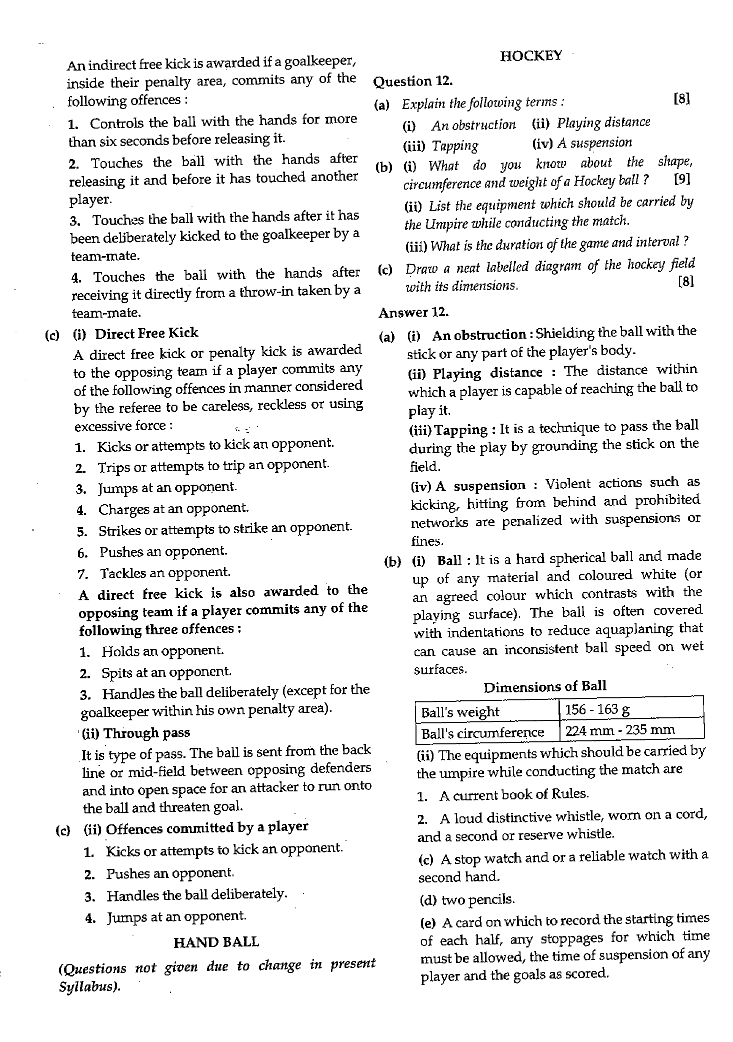 ICSE Class X 2019 Physical Education Question Paper ICSE Class 10 Physical Education 2019 Question Paper