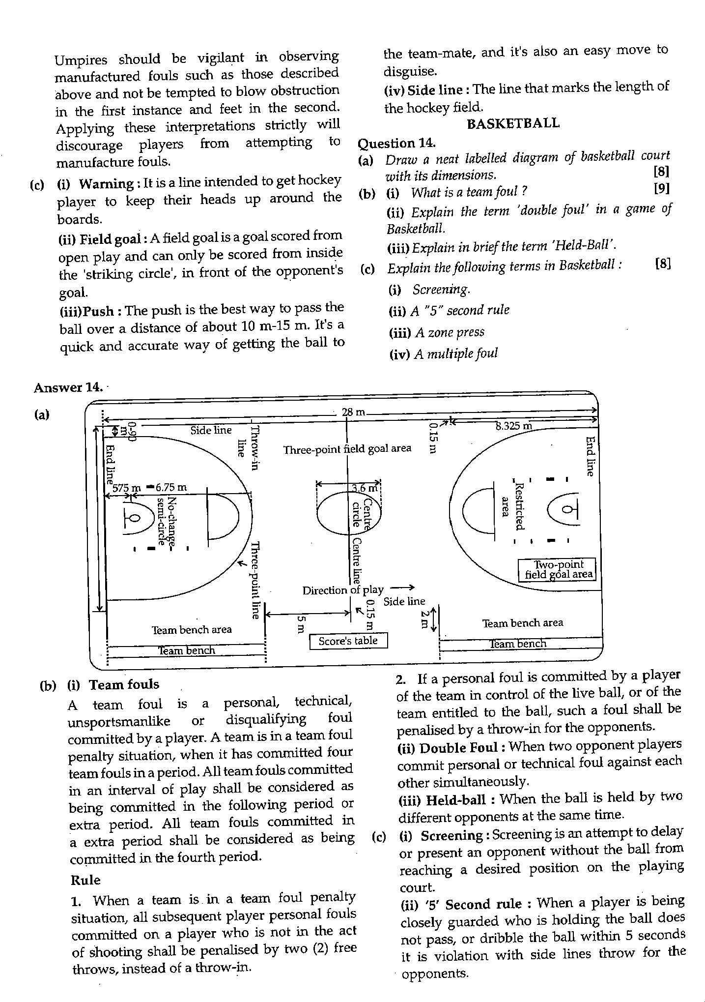 ICSE Class X 2019 Physical Education Question Paper ICSE Class 10 Physical Education 2019 Question Paper
