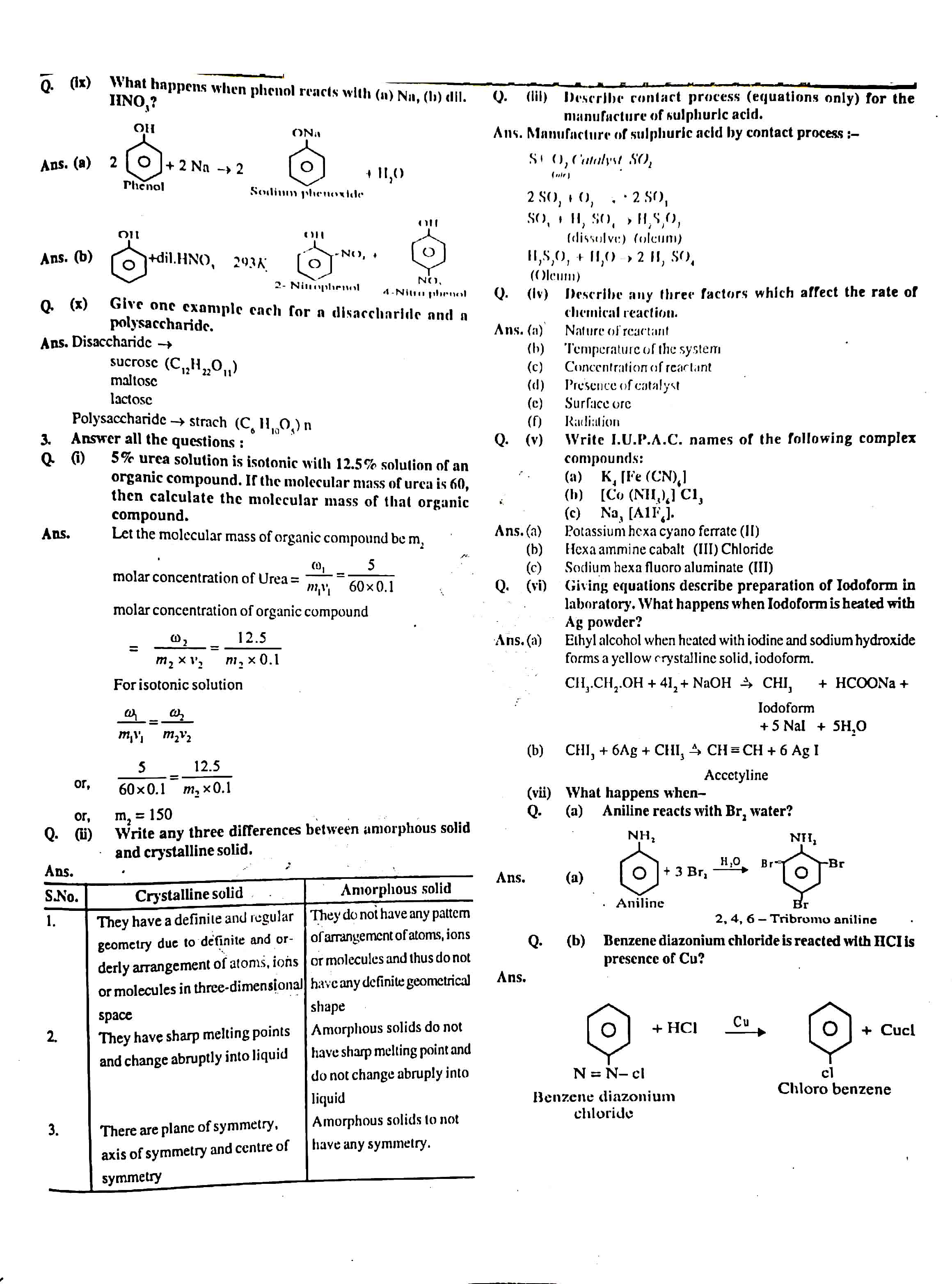 JAC Class 12 chemistry 2013 Question Paper 03