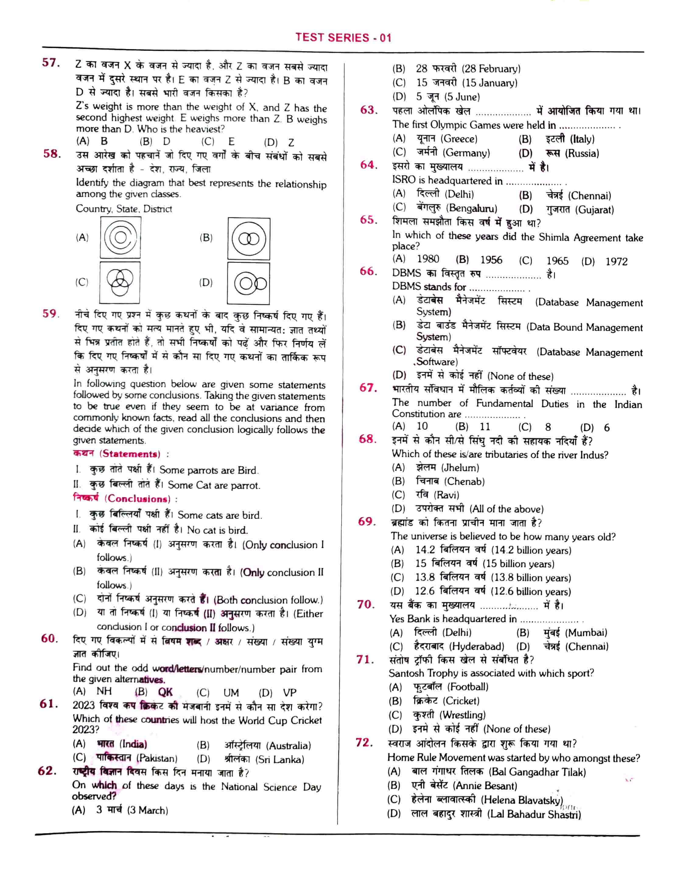 RRB NTPC Question Paper 2021 page 6