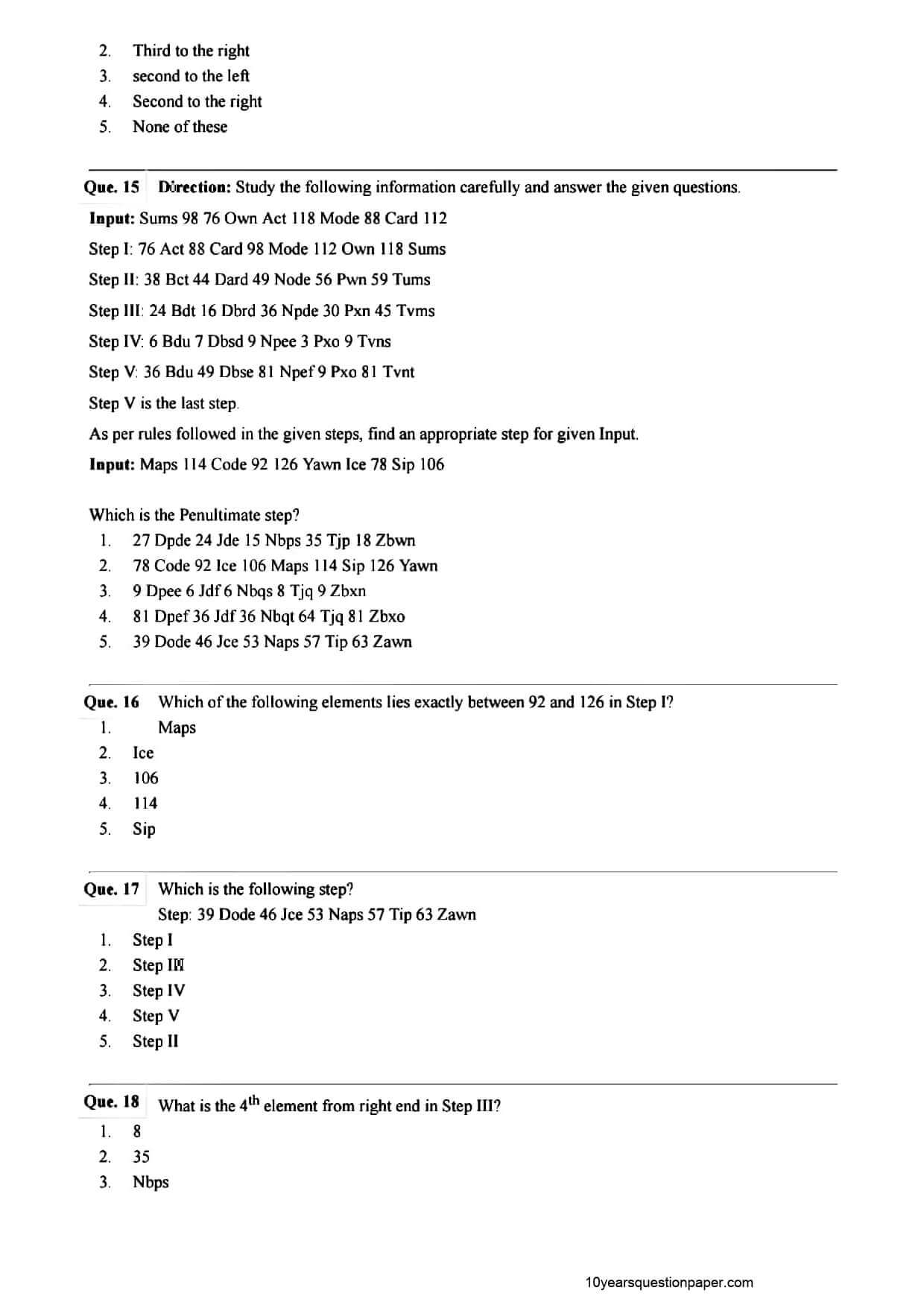 SBI PO Mains 2021 Question Paper Page 04