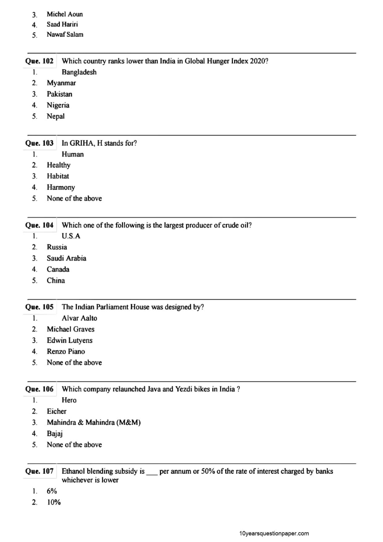 SBI PO Mains 2021 Question Paper Page 26