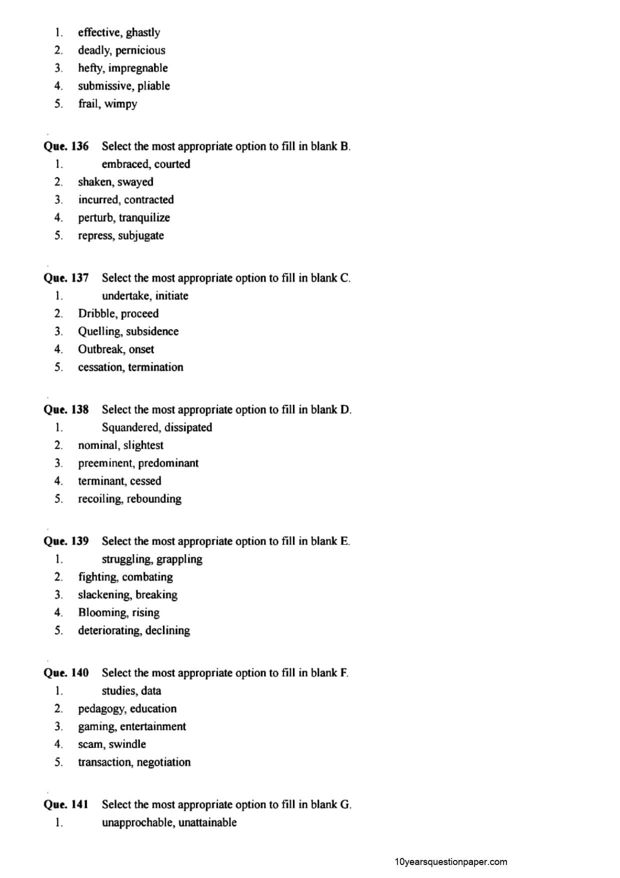 SBI PO Mains 2021 Question Paper Page 34