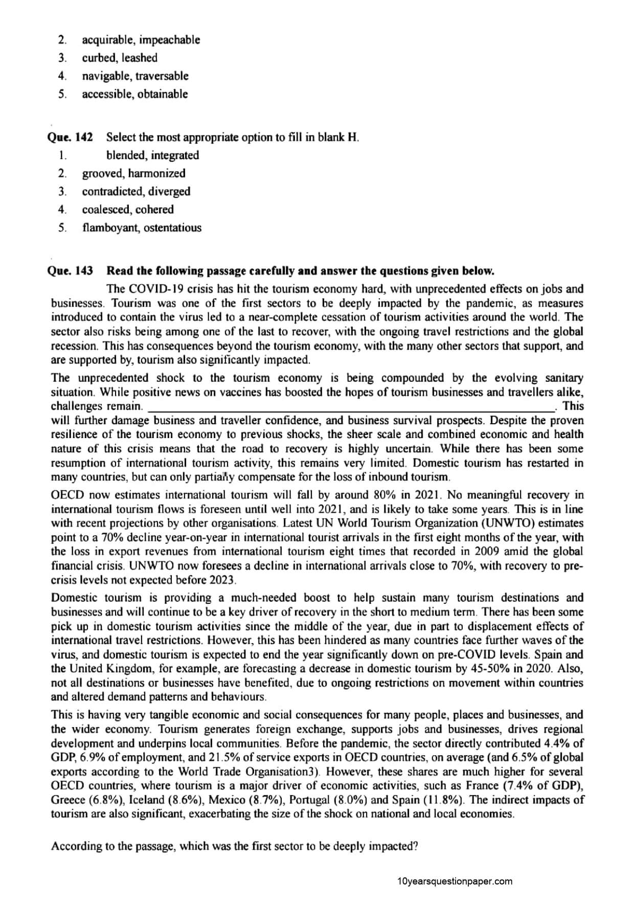 SBI PO Mains 2021 Question Paper Page 35